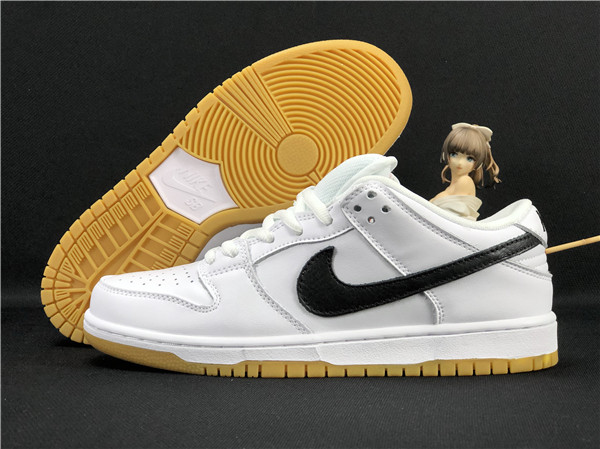 Men's Dunk Low SB White Shoes 049 Men's Dunk Low SB White Shoes 049